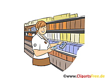 Kaufmann im Großhandel Clipart, Bild, Grafik zum Thema Ausbildungsberufe