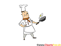 Koch Clipart, Bild, Grafik zum Thema Ausbildungsberufe