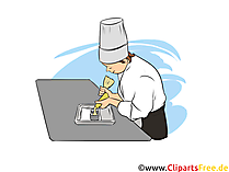 Konditoreifachverkäufer Clipart, Bild, Grafik zum Thema Ausbildungsberufe