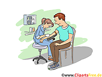 Medizinischer Fachangestellter Clipart, Bild, Grafik zum Thema Ausbildungsberufe