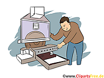 Metallbauer Clipart, Bild, Grafik zum Thema Ausbildungsberufe