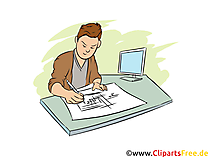 Systemplaner Clipart, Bild, Grafik zum Thema Ausbildungsberufe