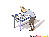 Technische Systemplaner Clipart, Bild, Grafik zum Thema Ausbildungsberufe