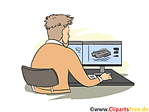 Technischer Systemplaner Ausbildung Clipart, Bild, Illustration