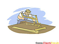 Tischler Clipart, Bild, Grafik zum Thema Ausbildungsberufe