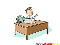 Tourismuskaufmann Clipart, Bild, Grafik zum Thema Ausbildungsberufe