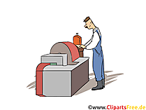 Verfahrensmechaniker für Beschichtungstechnik Clipart, Bild, Grafik zum Thema Ausbildungsberufe