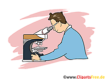 Werkstoffprüfer Clipart, Bild, Grafik zum Thema Ausbildungsberufe