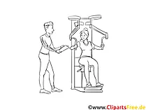 Ausbildung als Sport und Fitnesskaufmann Bild, Grafik, Clipart