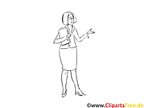 Clipart für Präsentationen Rechtsanwalts- und Notarfachangestellte