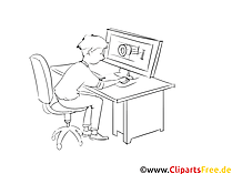 Schwarz-weiß Clipart, Bild, Grafik Technische Produktdesigner