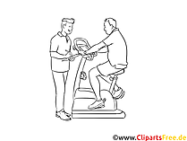 Sportfachmann Bild schwarz-weiß