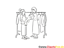 Verkäuferin im Einzelhandel Clipart-Bilder für Präsentationen
