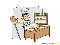 Bäcker Clipart, Bild, Cartoon, Illustration kostenlos
