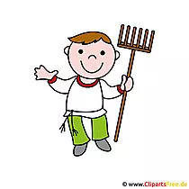 Bauer Cartoonbild - Berufe Bilder