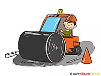 Baustelle Clipart, Cartoon, Bild, Illustration gratis