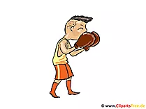 Boxer, Training, Boxstellung Bild, Clipart, Cartoon