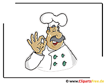 Cartoon kokk bilde utklipp gratis