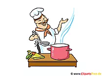 Cartoon Koch Clipart, Bild, Image