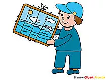 Cartoon Umzug