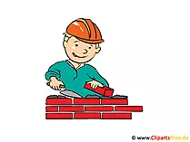 Clipart Bauarbeiter, Baumeister, Baustelle gratis