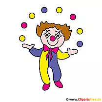 Clown Clipart-Bild - Berufe Bilder