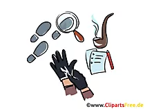 Detektiv Illustrationen gratis