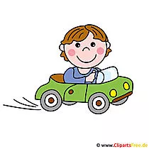 Fahrschule Cartoon Logo - Berufe Bilder kostenlos