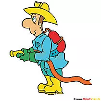 Feuerwehrmann Clipart, Bild, Cartoon, Grafik, Illustration