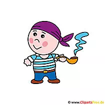 Free Clip Art Pirat - Fasching Bilder