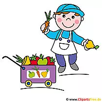 Gärtner Clipart Bild kostenlos