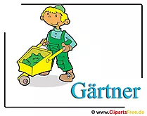 Gärtner Clipart free - Berufe Bilder kostenlos
