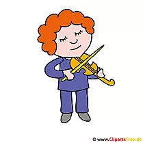 Geiger Bild Clipart - Berufe Bilder