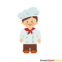Koch Cartoon Clipart kostenlos