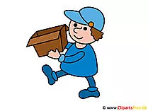 Pizzabote, Lieferdienst, Pizza, Pizzamann Cliparts
