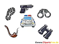 Police work clip art, images, pics