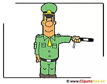 Polizist Clipart-Bild free