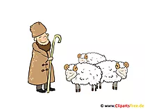 Schäfer Bild, Clipart, Image, Cartoon gratis