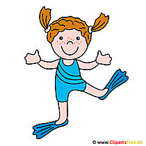 Schwimmen Clipart Bild gratis