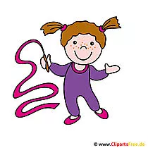 Sportlerin Clipart Bild - Sport Bilder gratis