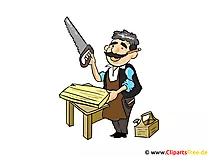 Tischler Clipart, Bild, Cartoon, Grafik