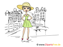 Beauty, Girl Illustration, Clip Art