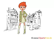 Girl, Top Model, Star, Women Illustration, Clipart