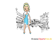 Topmodel Clipart, Illustration, Bild