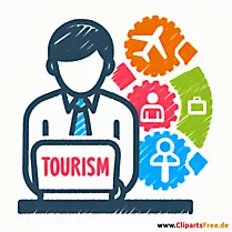 Tourismuskaufmann Clipart
