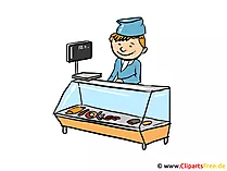 Verkäufer Clipart, Bild, Cartoon, Illustration kostenlos