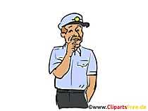 Wächter Clip Art, Bild, Comic