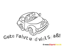 Ausmalbild Auto