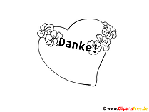 Danke Ausmalbilder gratis zum Drucken