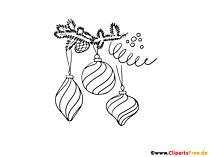 Malvorlage Weihnachtsbaumschmuck